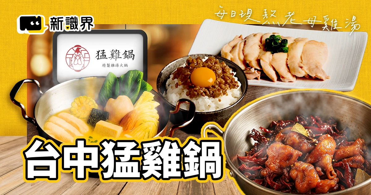 台中火鍋｜猛雞鍋：每日現熬老母雞湯＋手工餛飩，湯控必吃！