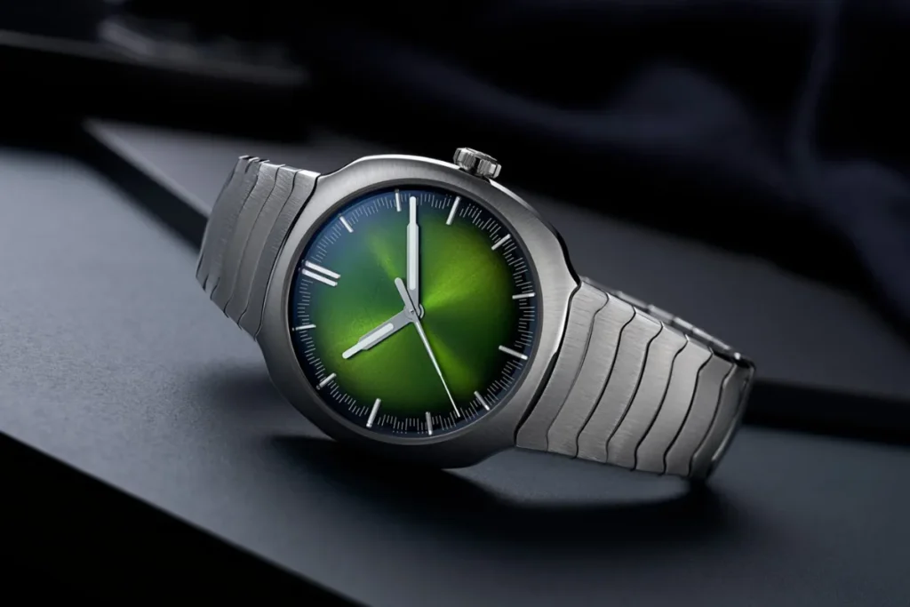 200萬手錶推薦:H. Moser & Cie. Streamliner Green Dial / 圖片取自網路