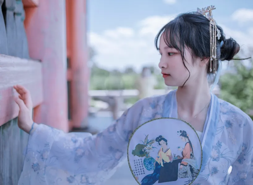 夏至習俗:送彩扇