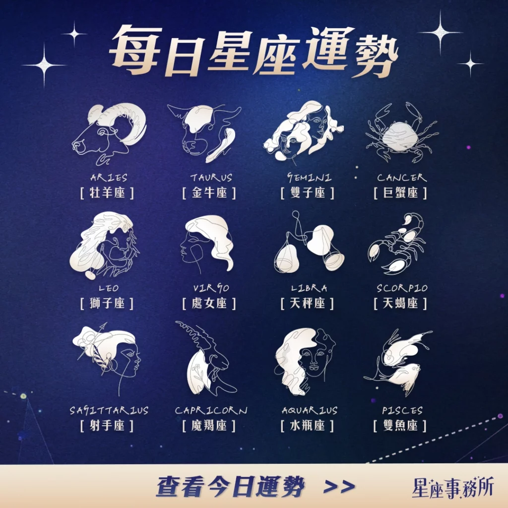 每日星座運勢