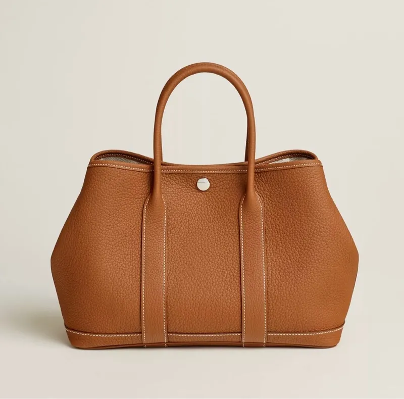 Hermes Garden Party Gold 棕色