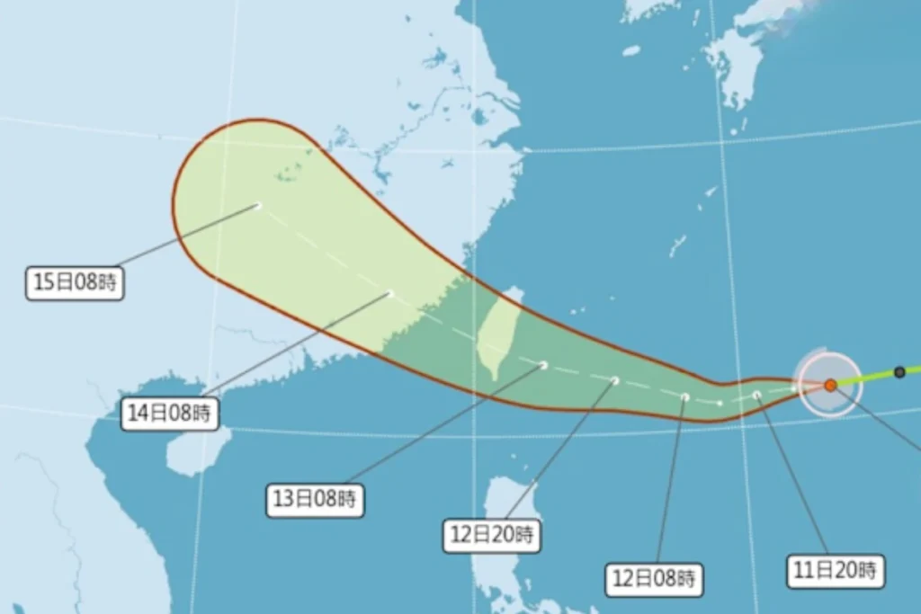 2025楊柳颱風來襲！最新路徑、降雨預測、影響縣市總整理