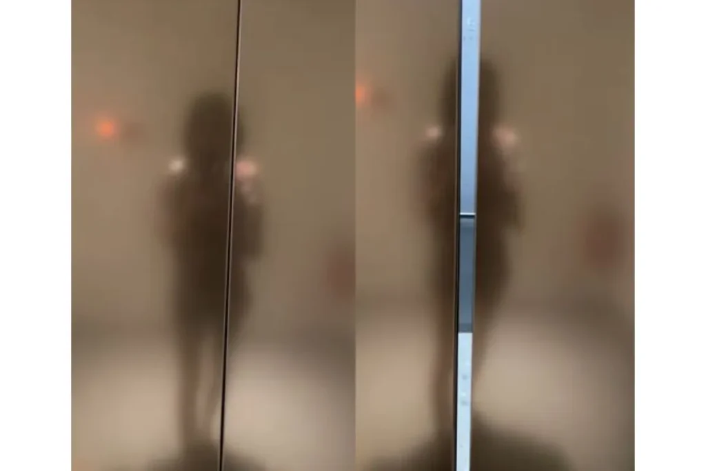 宋多恩刪除影片後TikTok 只保留自己等待電梯門打開的畫面