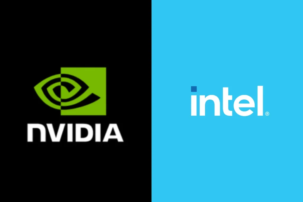 NVDIA、Intel Logo 
