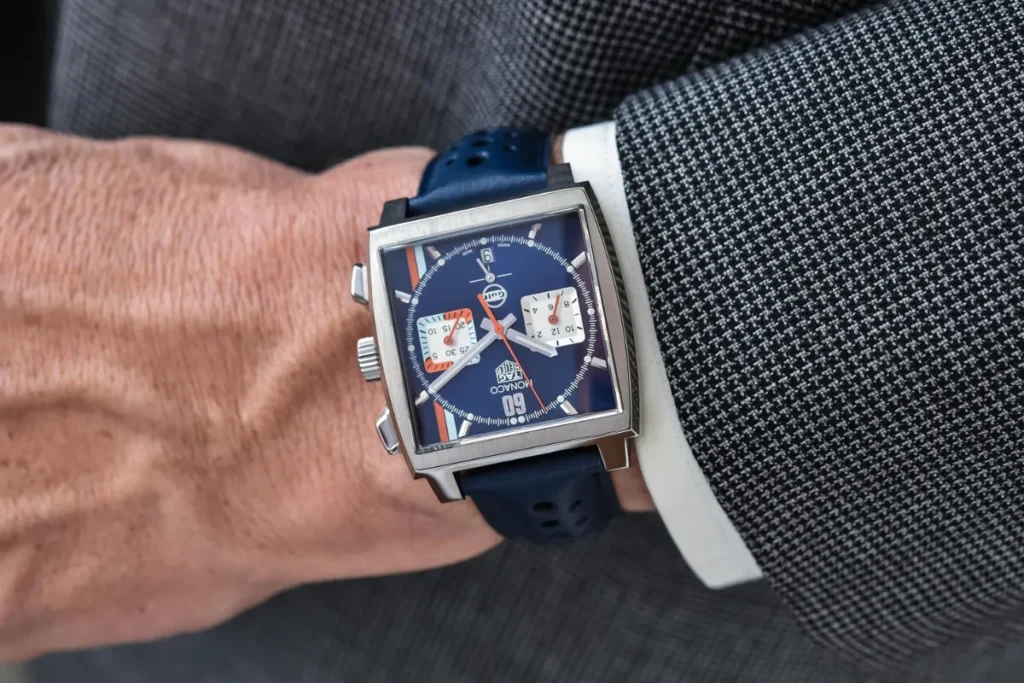 2025 名錶推薦：TAG Heuer Monaco Gulf / 圖片取自網路