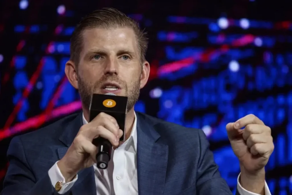 Eric Trump公開表態：比特幣將突破 100 萬美元