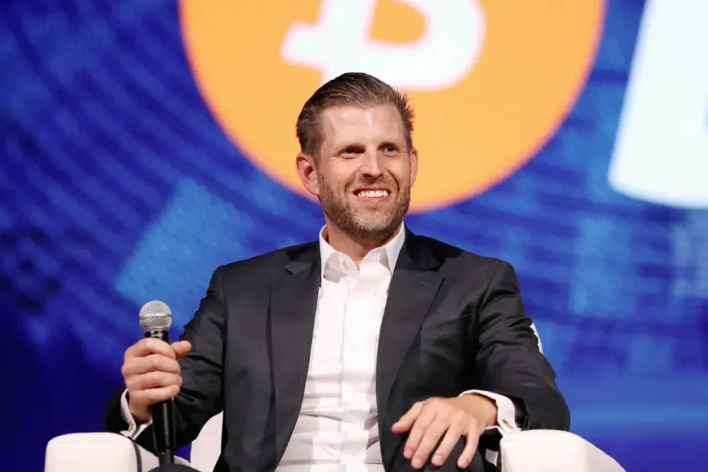 川普次子Eric Trump：投入創辦 ABTC