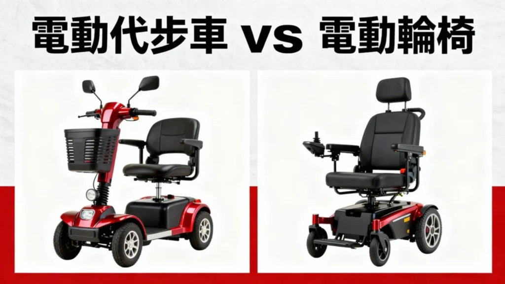 電動代步車 vs 電動輪椅
