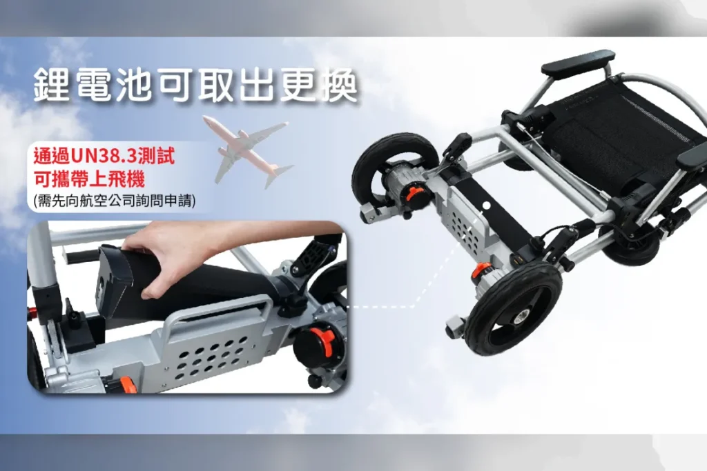 電動輪椅電池便利性與續航能力