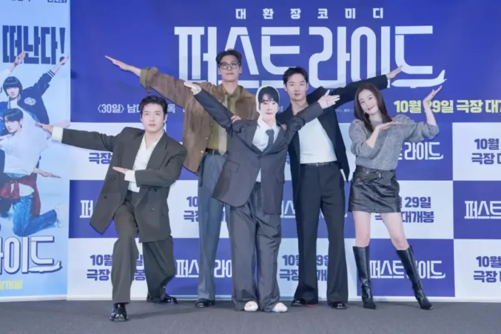 放飛旅行團主演 5 人除車銀優入伍外全員出席