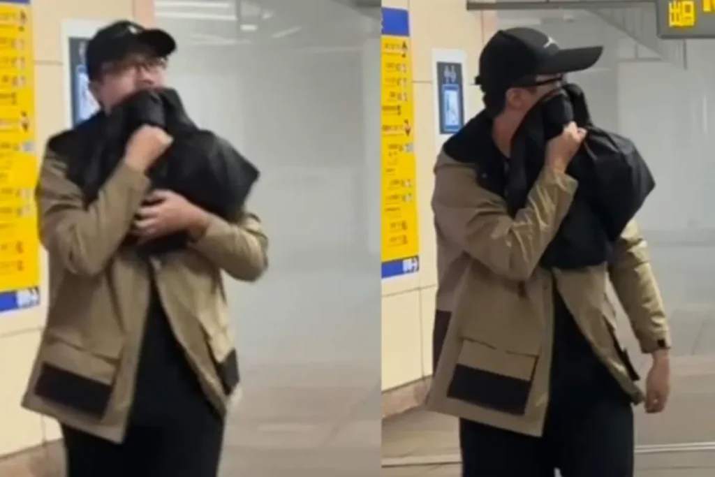 變裝假裝路人逃逸