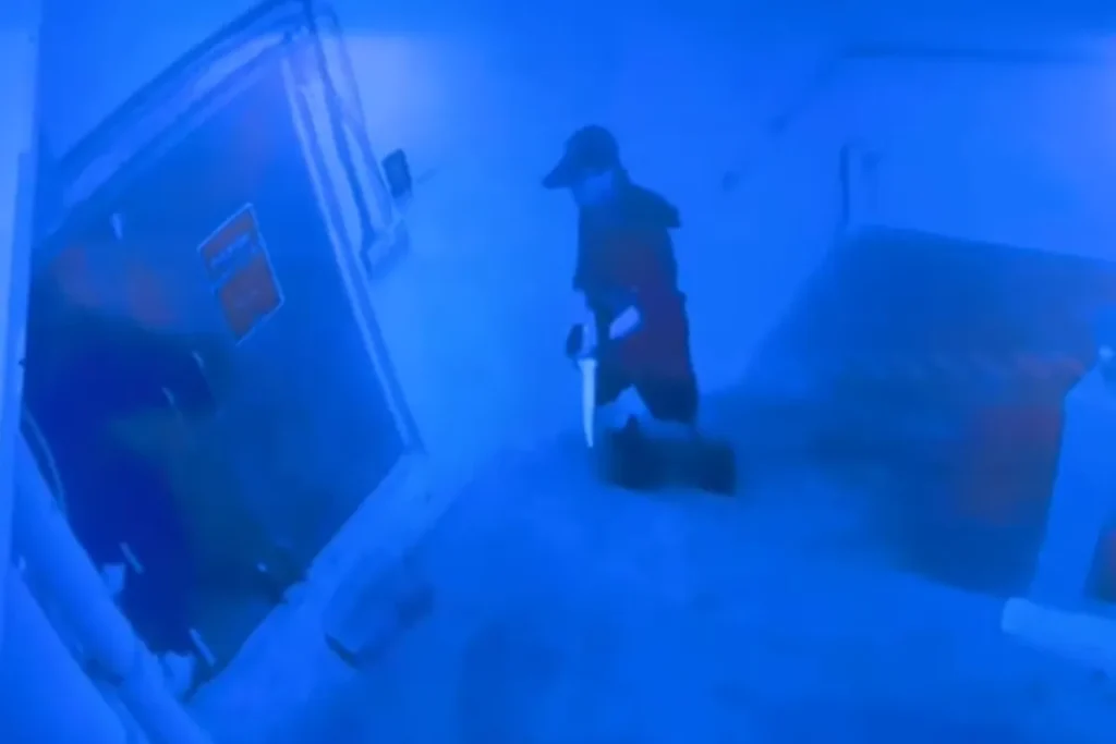 最後於誠品頂樓棄裝備墜樓