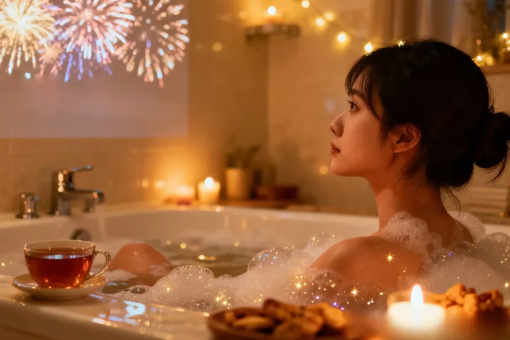 跨年可以幹嘛?香氛泡澡+願望瓶,這種放鬆感誰不愛?