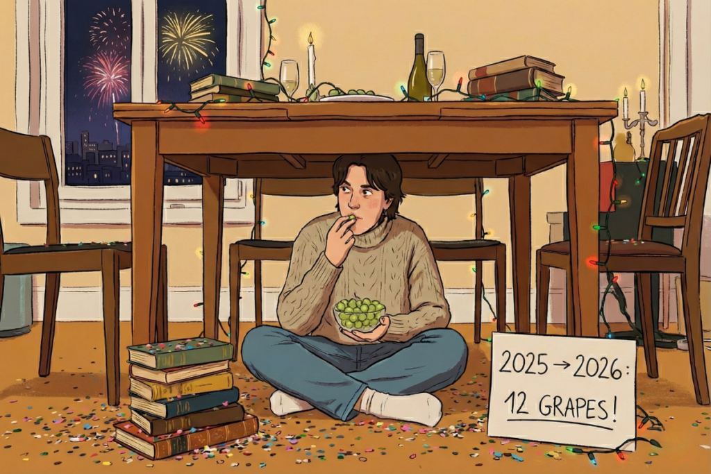 跨年吃12顆葡萄