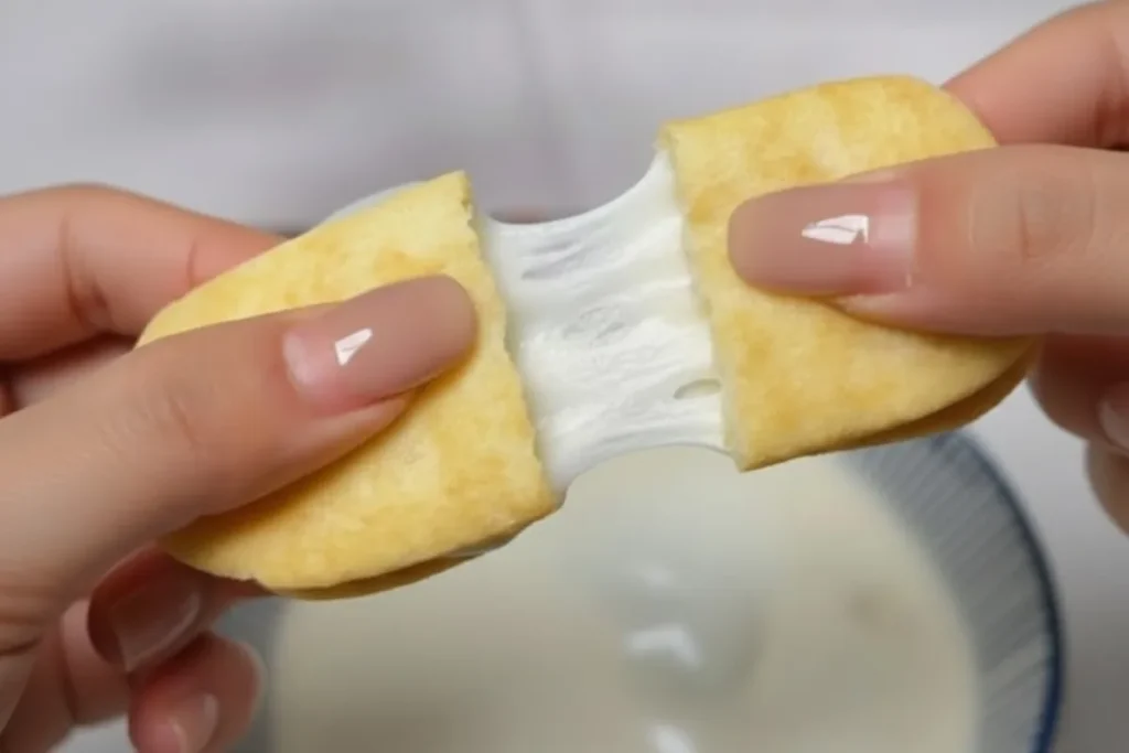 湯圓創意吃法:旺旺仙貝湯圓夾心