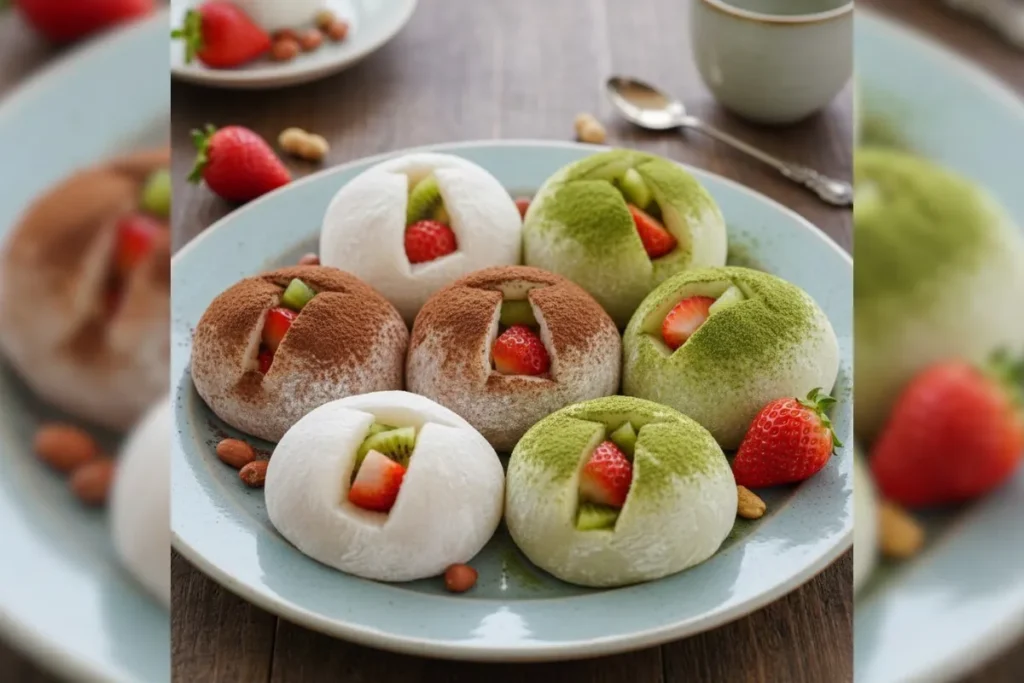 湯圓創意吃法:草莓湯圓大福