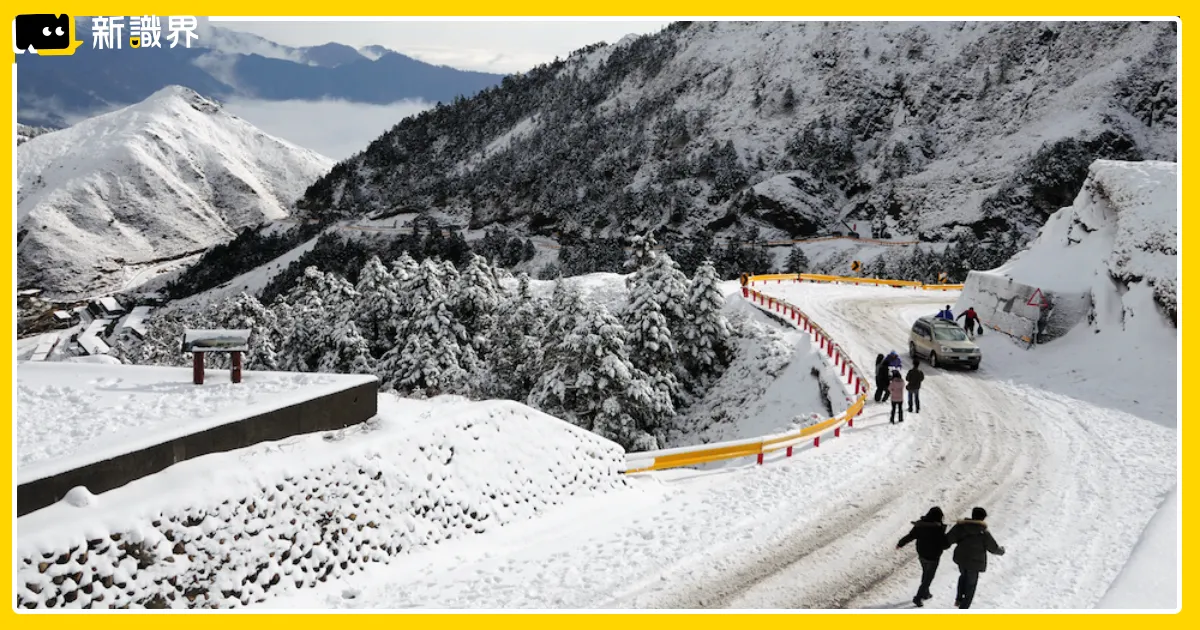 合歡山下雪了！1 月實施交通管制、武嶺即時影像，合歡山下雪要怎麼上去？