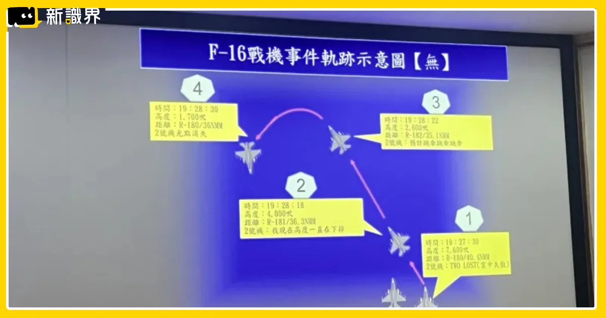 F16 失事飛官辛柏毅緊急跳傘生死未卜，石梯坪即時影像現火光，空軍：把握黃金搜救時間！