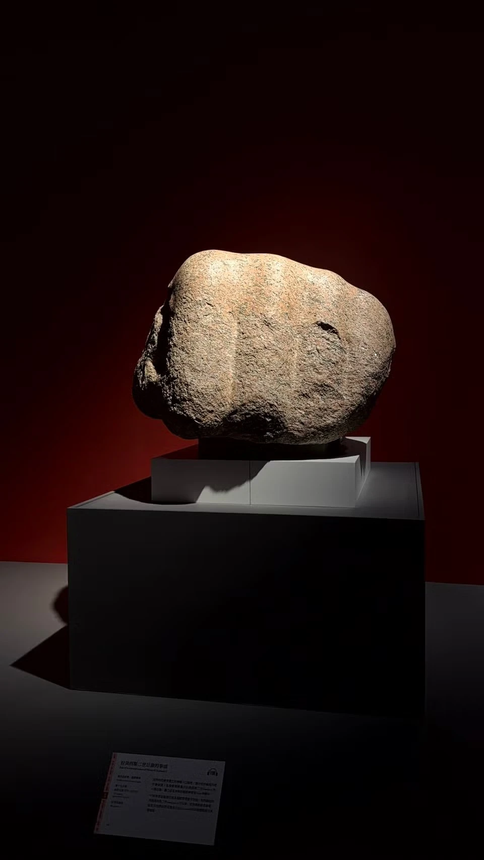 台南奇美博物館《埃及之王：法老》文物：拉美西斯二世巨像的拳頭