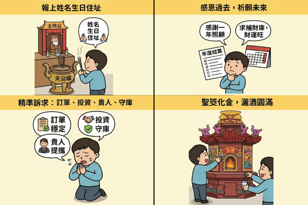 土地公尾牙補財庫流程