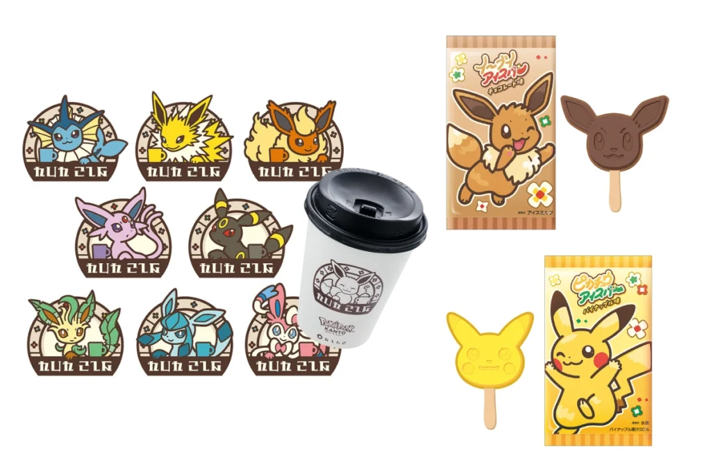 pokepark kanto寶可夢樂園餐點:伊布咖啡店-造型冰棒、咖啡拉花