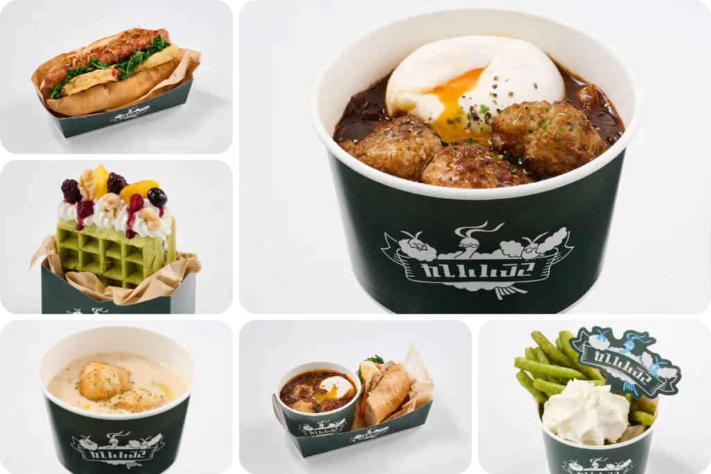 pokepark kanto寶可夢樂園餐點:七夕青鳥的羽棲廚房-法棍三明治、湯品、炸薯條、華夫三明治