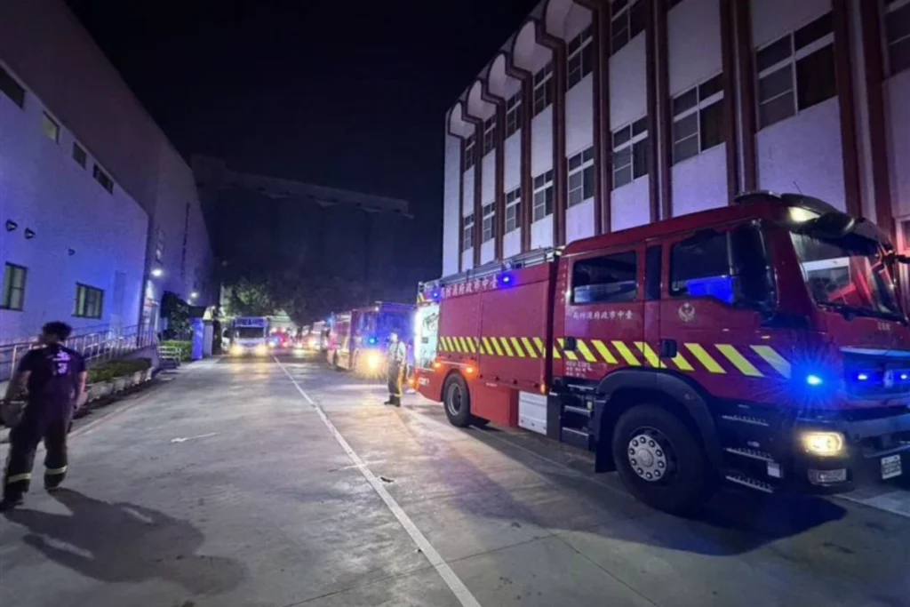 台中工業區火災目前無人傷亡