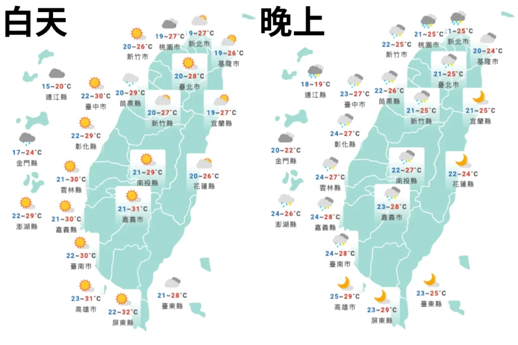 清明連假天氣預測：4/3