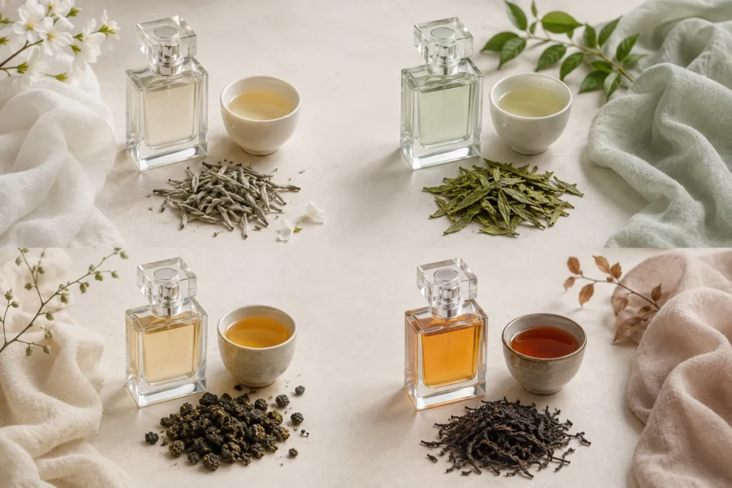 茶香香水細分還有多種茶味類別,值得深入研究。