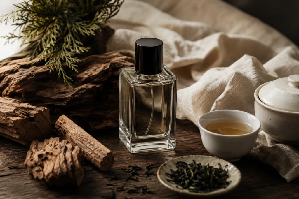木質調：沉穩、乾淨，很多中性香都會用
