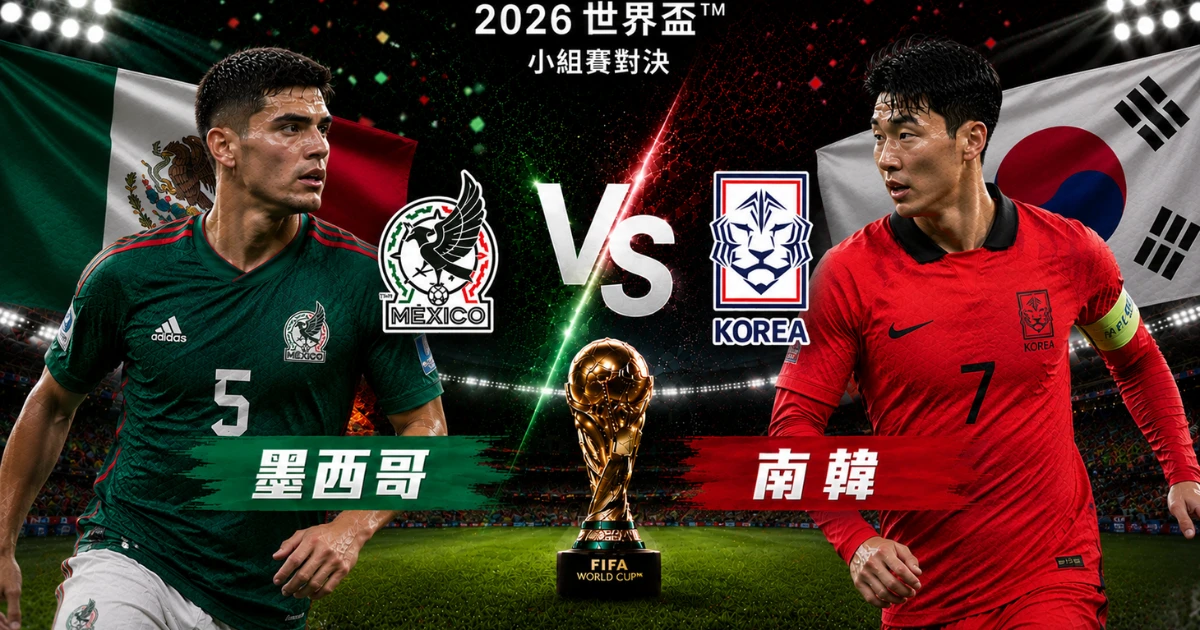 墨西哥南韓預測比分 2:2和局|世界盃 A 組龍頭之戰分析