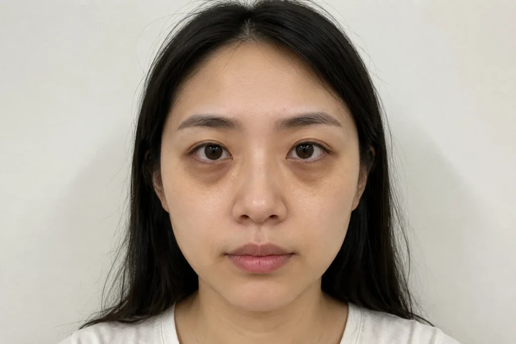 色素型黑眼圈常呈現咖啡色或深褐色