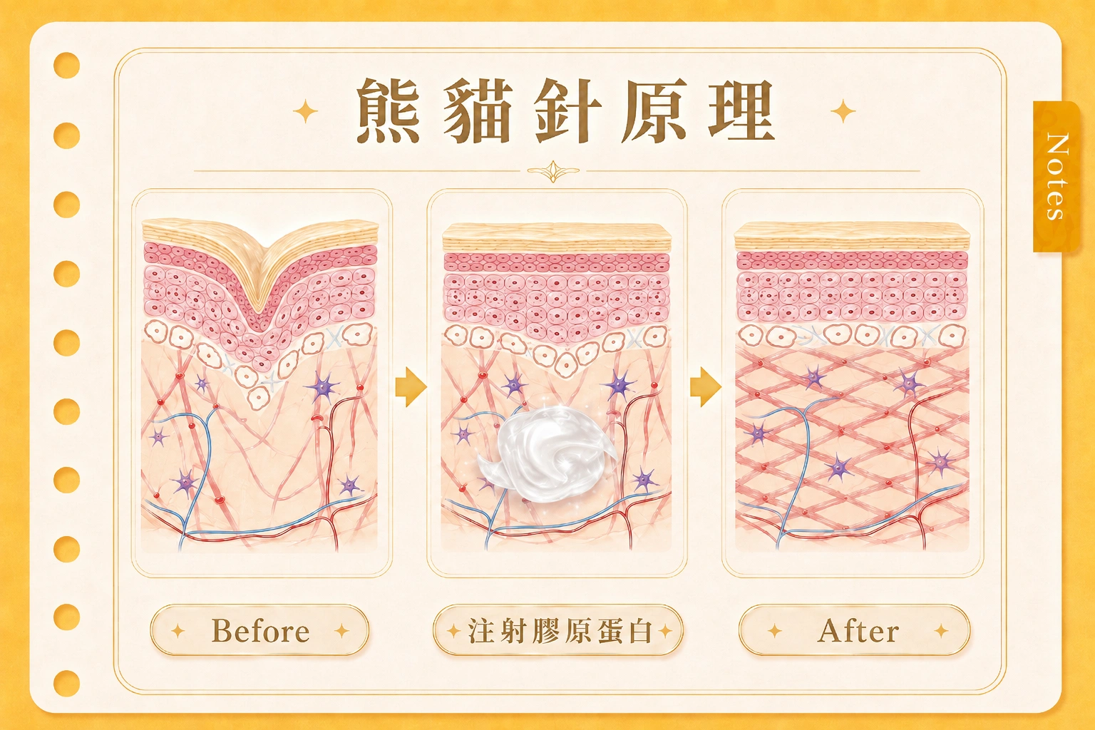 熊貓針-雙美膠原蛋白針