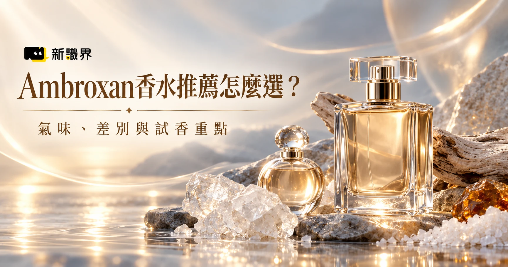 Ambroxan香水推薦怎麼選?龍涎香感、琥珀木、鹹感與貼膚氣息整理