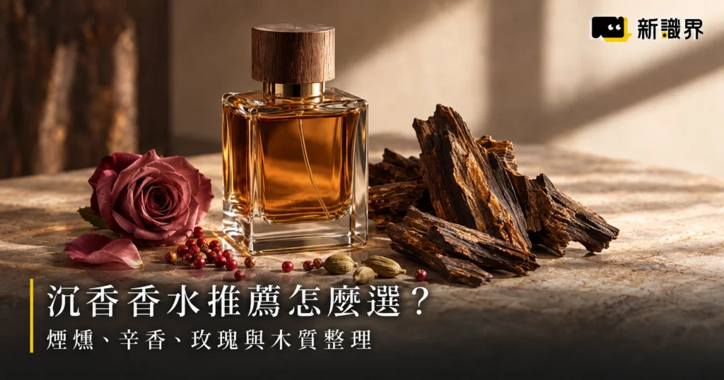 沉香香水推薦怎麼選？煙燻、辛香、玫瑰與木質整理