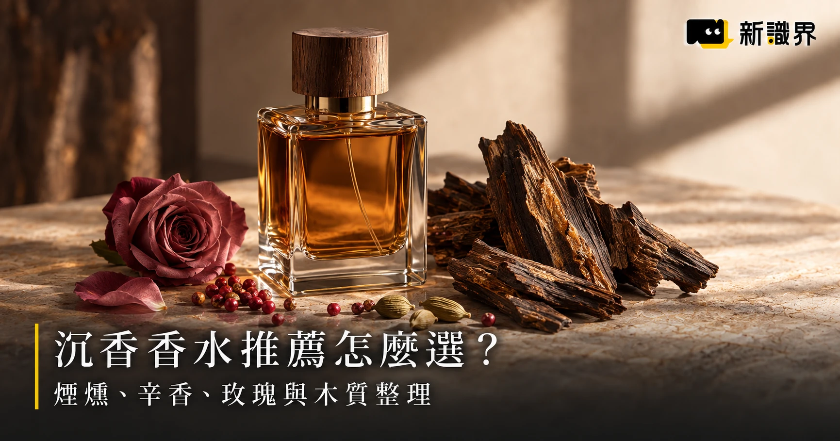 沉香香水推薦怎麼選？煙燻、辛香、玫瑰與木質整理