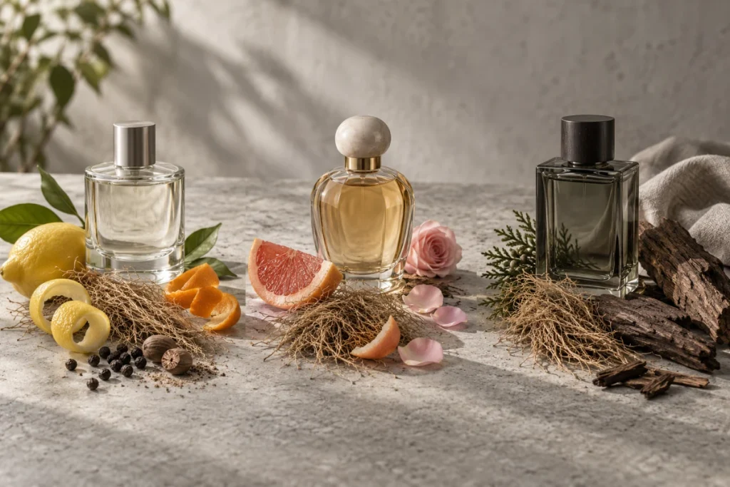 Guerlain Vétiver顏蘭草淡香水：柑橘、辛香與菸草木質
