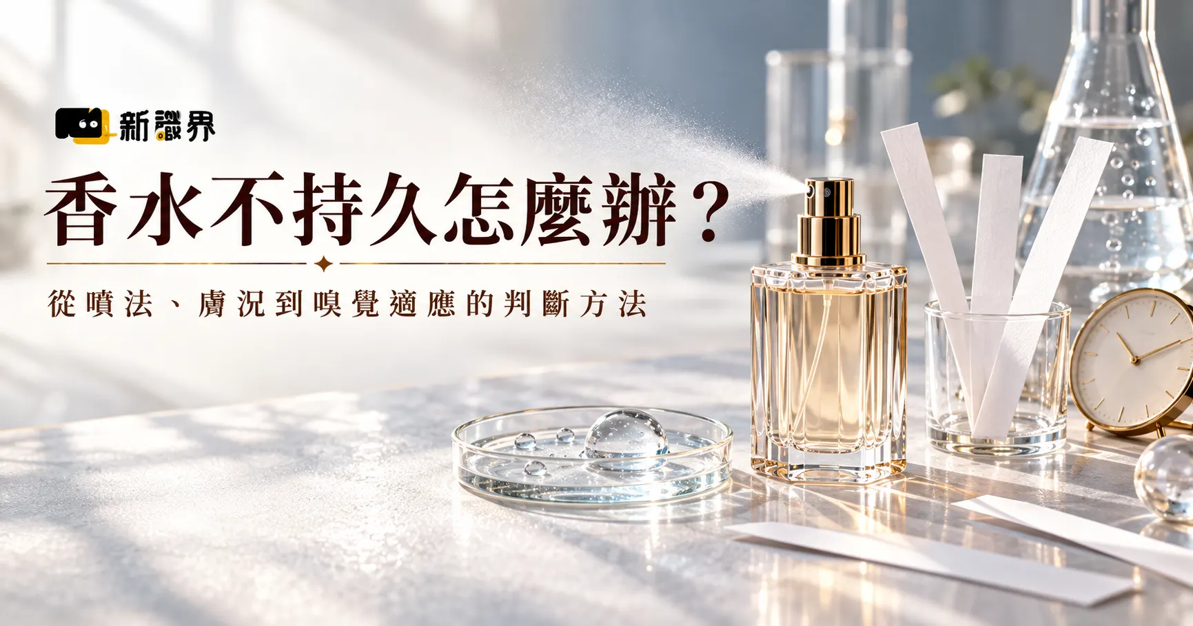 香水不持久怎麼辦?從噴法、膚況到嗅覺適應的判斷方法