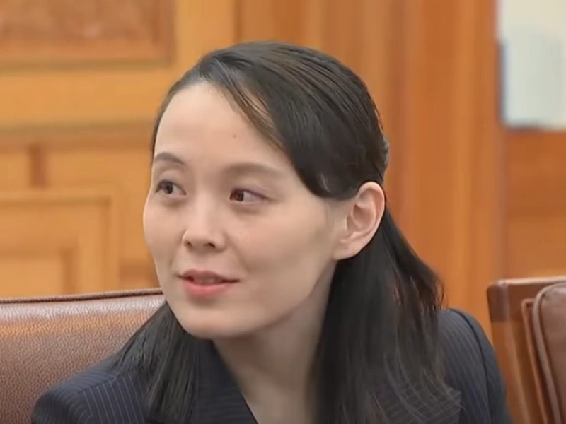 金正恩的妹妹金與正 2018 年訪問南韓青瓦台