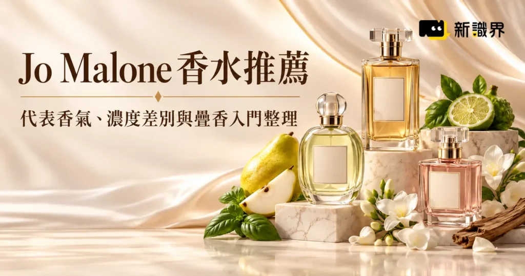 Jo Malone 香水推薦怎麼選？代表香氣、濃度差別與疊香入門整理