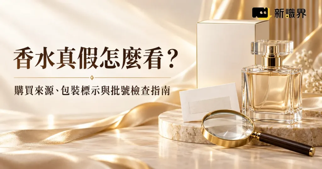香水真假怎麼看？購買來源、包裝標示與批號檢查指南