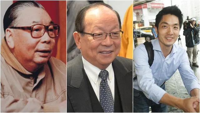 蔣經國(左)在日記中親口否認與蔣孝嚴(中)、蔣孝慈雙胞胎的血緣關係。政壇人士認為,作為蔣家後代,蔣萬安(右)未來遲早要面對此一身世問題與歷史檢驗。(圖/翻攝自維基、臉書)