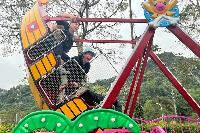 「海盜村」規劃有多種遊樂設備，適合親子同樂。圖／擷取自海盜村粉絲頁、官網