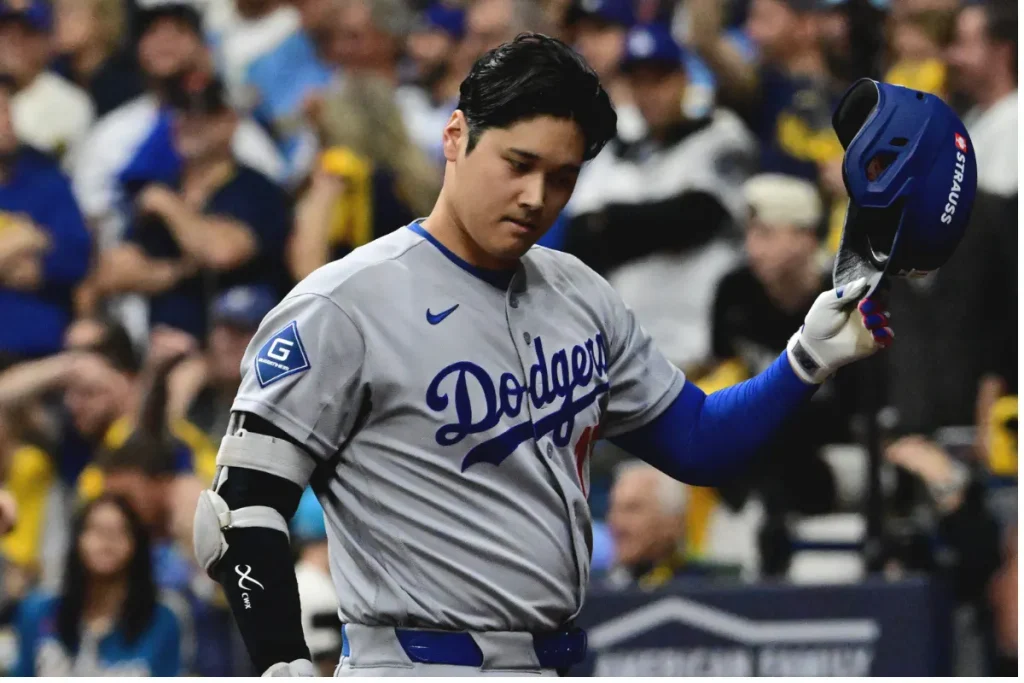 大谷翔平季後賽打擊表現不佳陷入低潮
